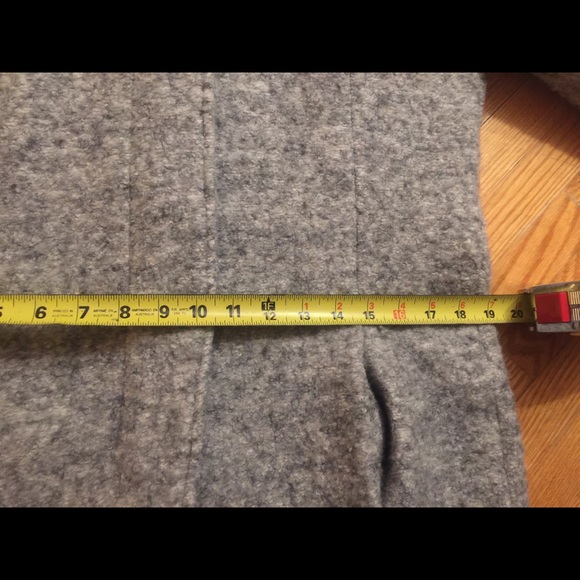Hudson’s Bay ONLY Hooded Grey Jacket Manteau Coat - Picture 12 of 13